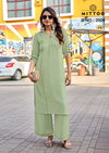 Estilla By Mittoo Rayon Linnen Kurti With Bottom Suppliers In India
